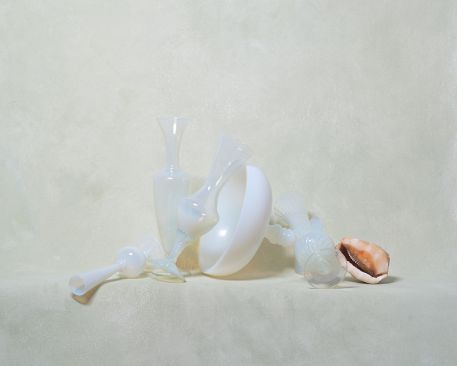 Henri Peyre & Catherine Auguste - Cinq opalines et coquillage