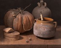 Deux pots et potiron à la Melendez