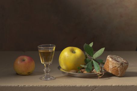 Henri Peyre & Catherine Auguste - Nature morte avec petit gâteau