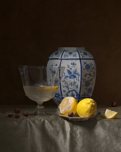 Henri Peyre & Catherine Auguste - Pot chinois, coupe avec eau citronnée et deux citrons