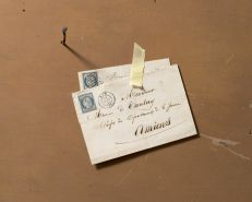 Henri Peyre & Catherine Auguste - Trompe-l&lsquo;oeil avec lettre au préfet de la Somme