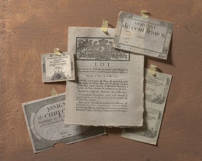 Henri Peyre & Catherine Auguste - Trompe-l&lsquo;oeil avec des assignats